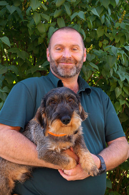 Markus Krämer mit Hund Aiko