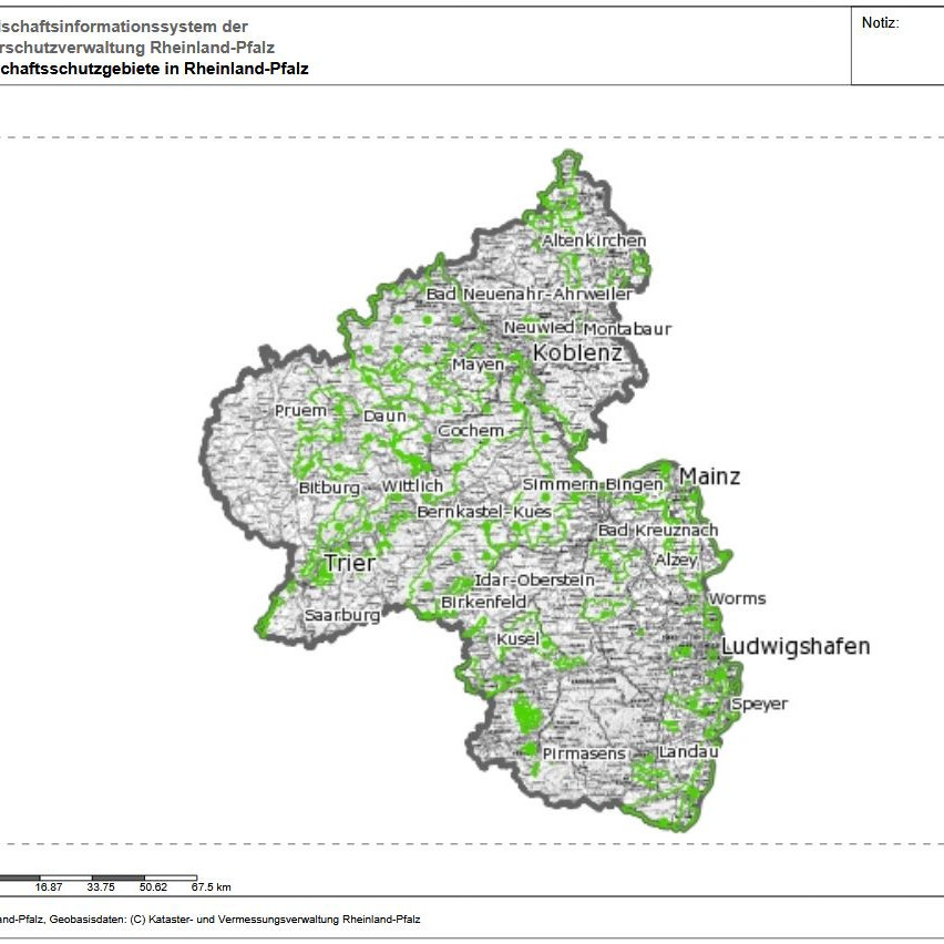 Landschaftsschutzgebiete in Rheinland-Pfalz
