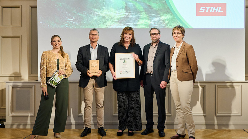 Das Bild zeigt: Monika Runkel, Försterin des Jahres 2025