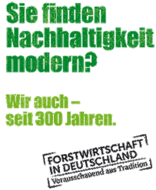 Kampagnen-Logo "300 Jahre Nachhaltigkeit in Deutschland"