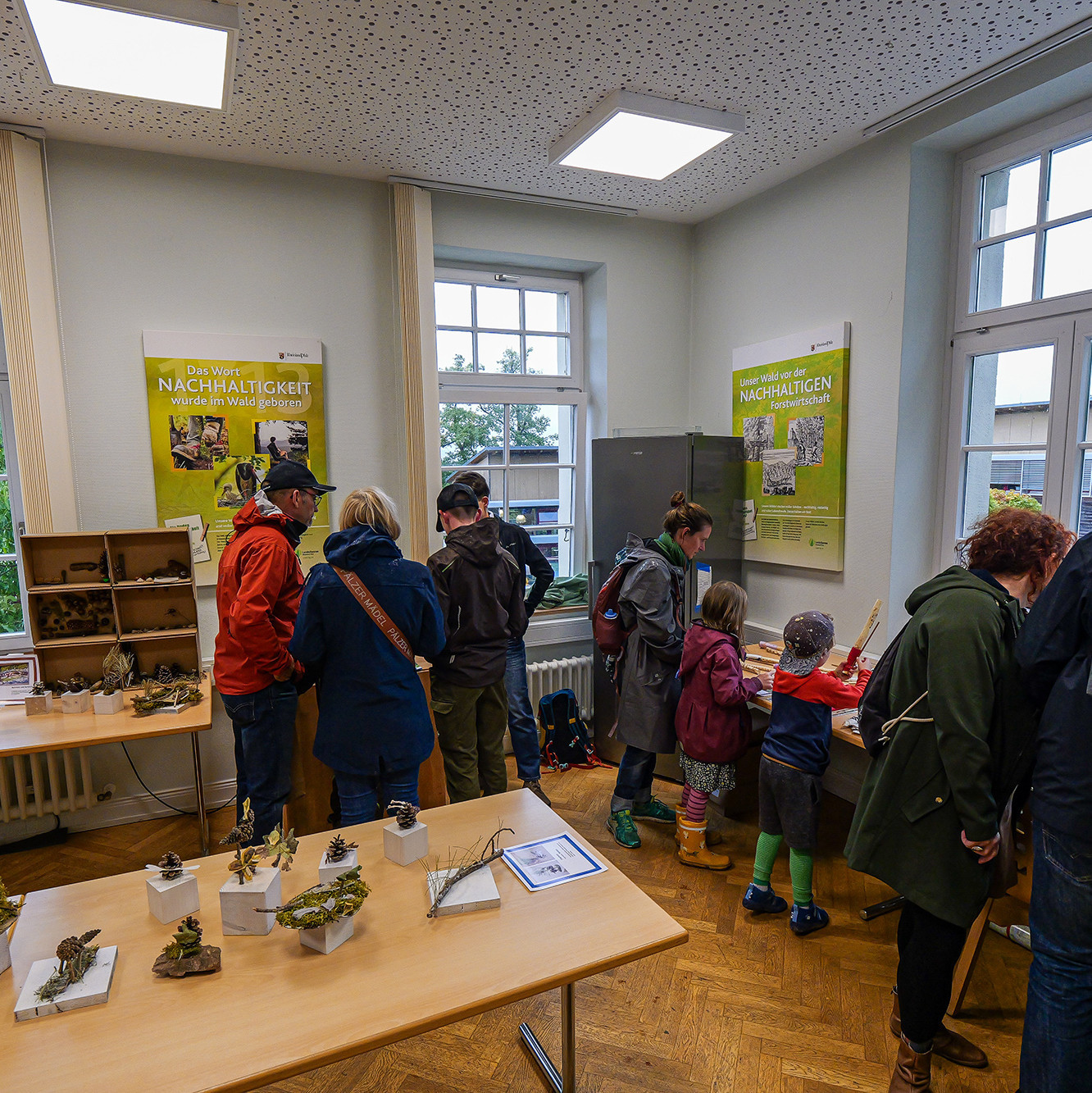 Das Bild zeigt: Ausstellungsraum Eiche