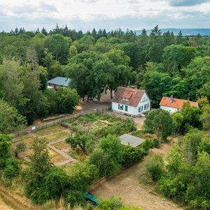 Wald-Naturschutzzentrum WNZ aus der Vogelperspektive