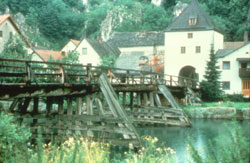 Brücke in Holzbauweise
